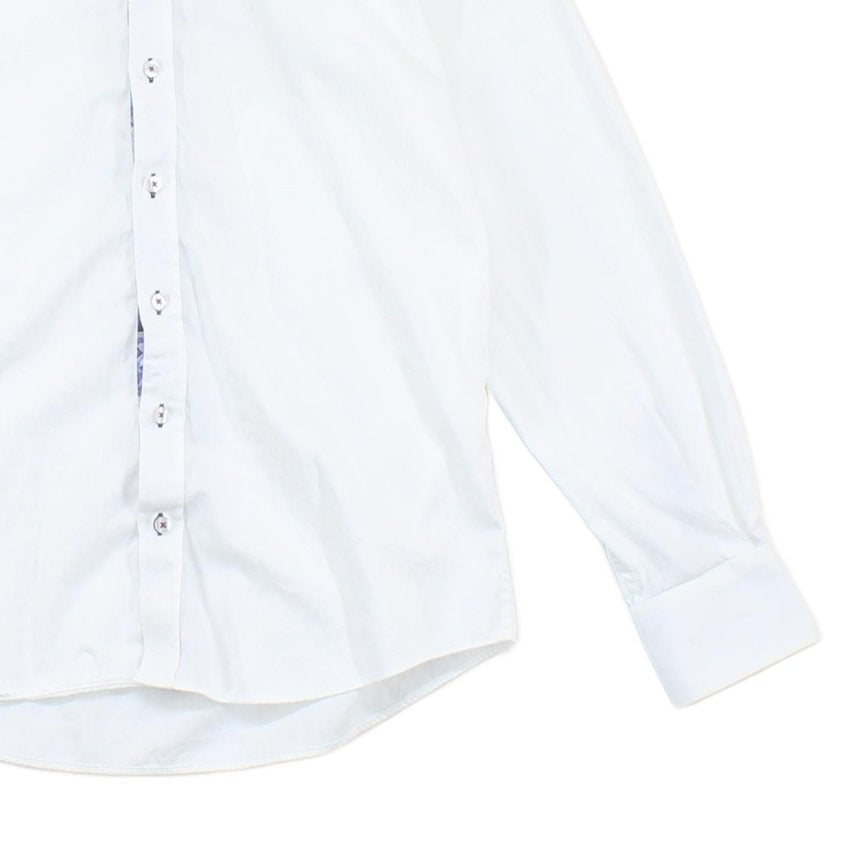 Mens Shirt Long Sleeve Collar Formal