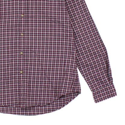 Mens Check Shirt Custom Fit Button Down