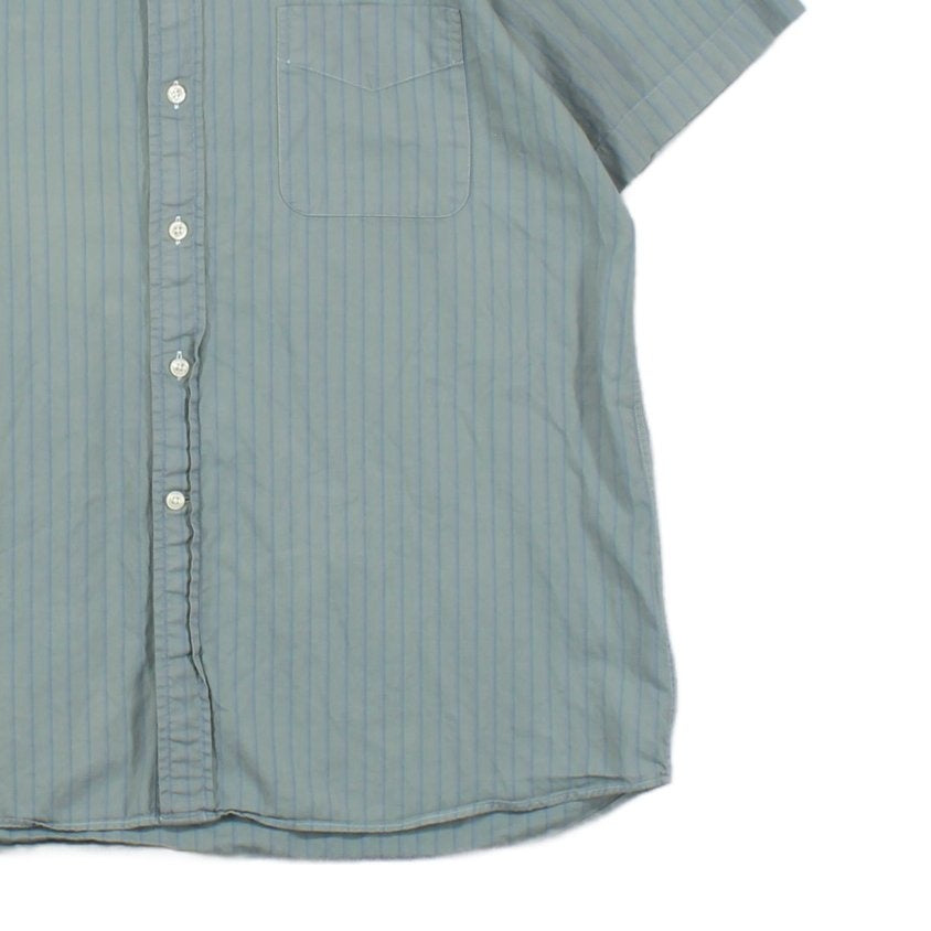 Mens Striped Shirt  Casual Button Down Short Sleeve