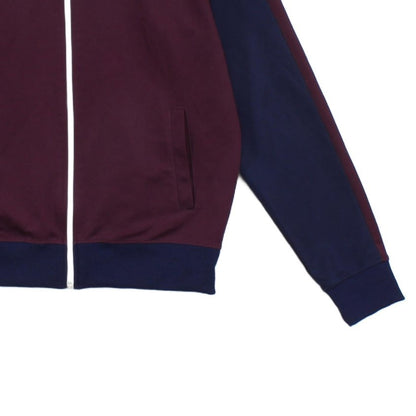 Mens Track Jacket Full Zip Mod 80S Casuals