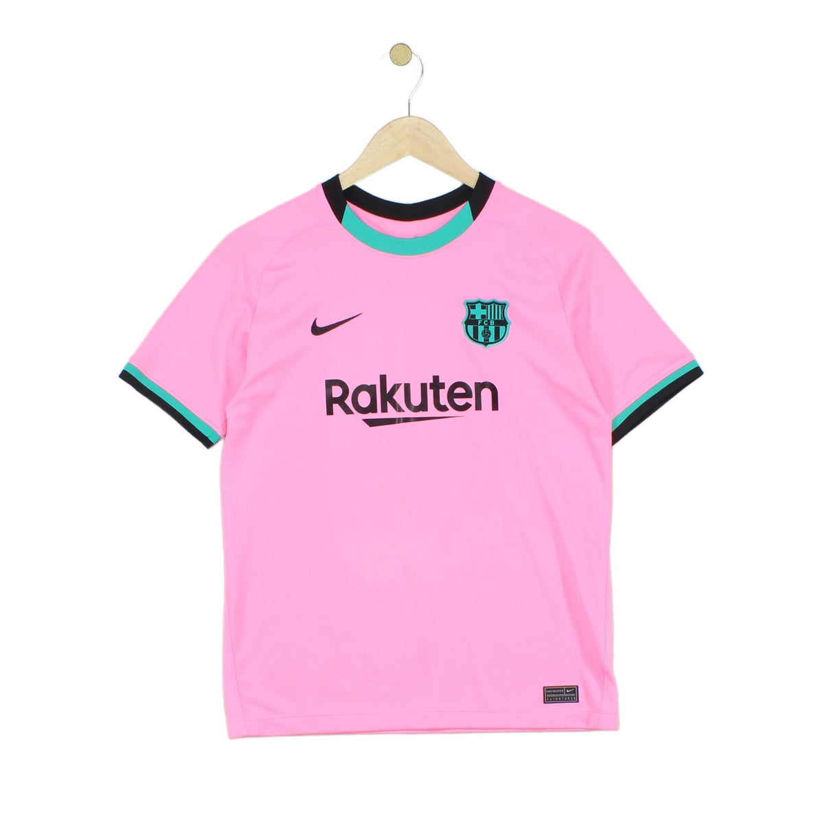 Boys Barcelona 2020-21 Football Shirt Away Jersey Dri Fit