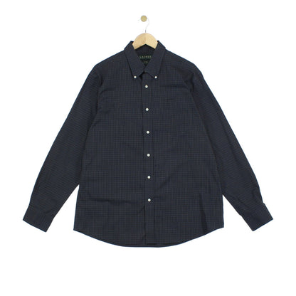 Mens Check Shirt Fitted Non Iron