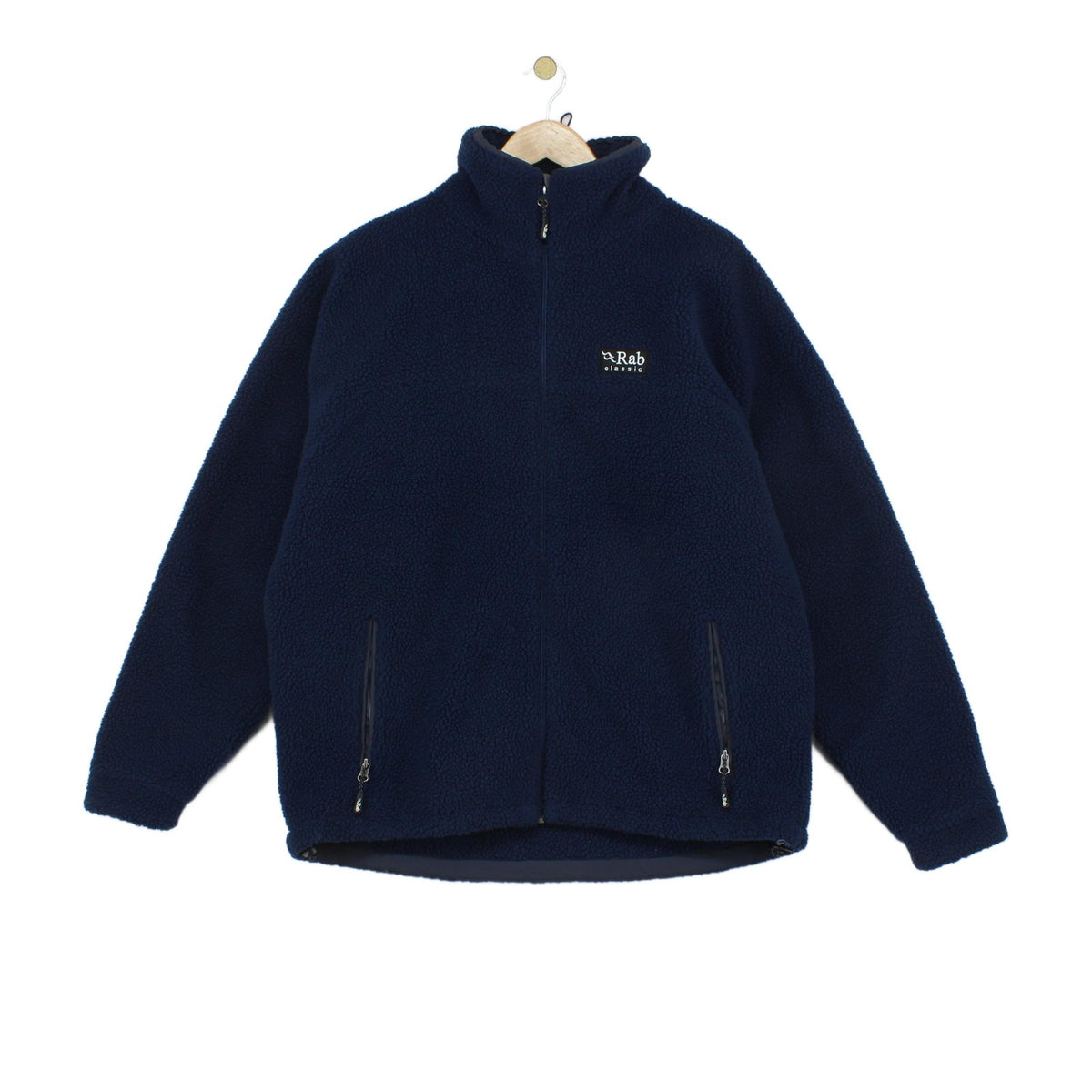 Mens Double Pile Fleece Jacket Full Zip Outdoor