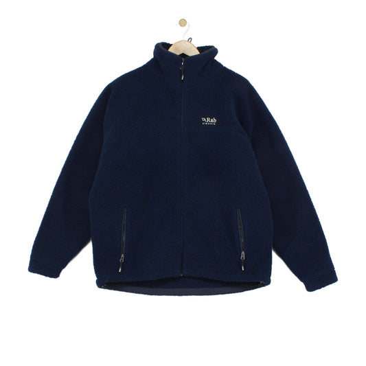 Mens Double Pile Fleece Jacket Full Zip Outdoor
