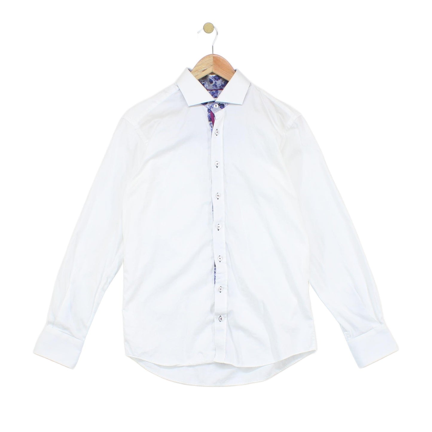 Mens Shirt Long Sleeve Collar Formal