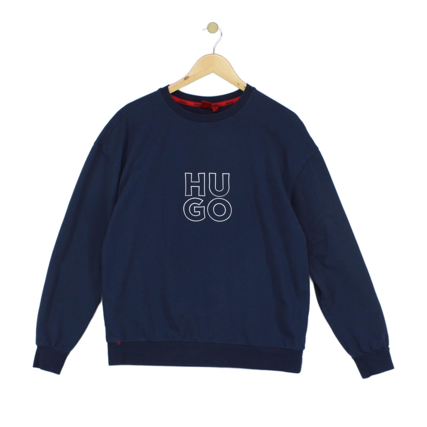 Mens Sweatshirt Logo Crew Neck Long Sleeve