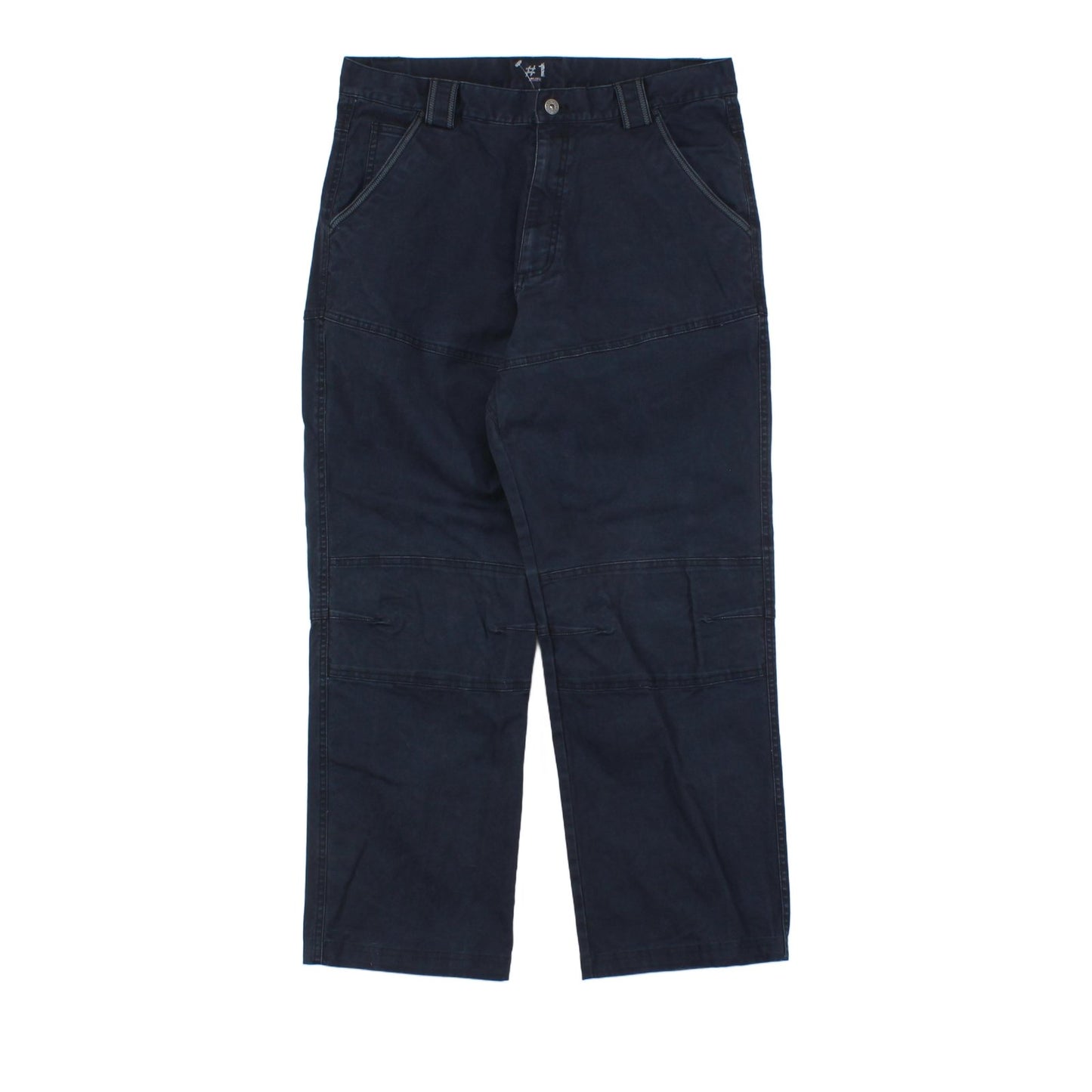 Mens Cargo Trousers Denim Relaxed