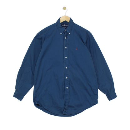 Mens Shirt Button Down Long Sleeve Cotton