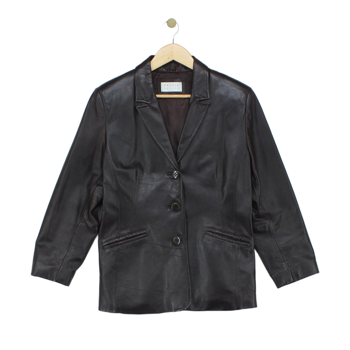 Womens Leather Jacket Long Sleeve