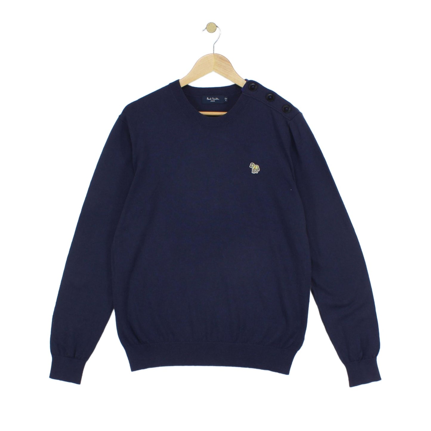 Mens Jumper Crew Neck Knit Cotton Wool