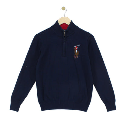 Womens 1/4 Zip Jumper Classic Fit