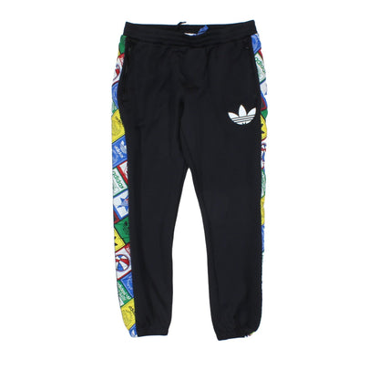 Mens Tape Labels Joggers Elasticated Waist Active