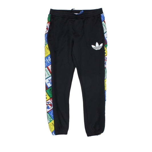 Mens Tape Labels Joggers Elasticated Waist Active
