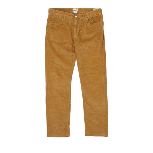 Mens Corduroy Trousers Durable Straight Fit