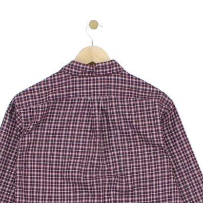 Mens Check Shirt Custom Fit Button Down