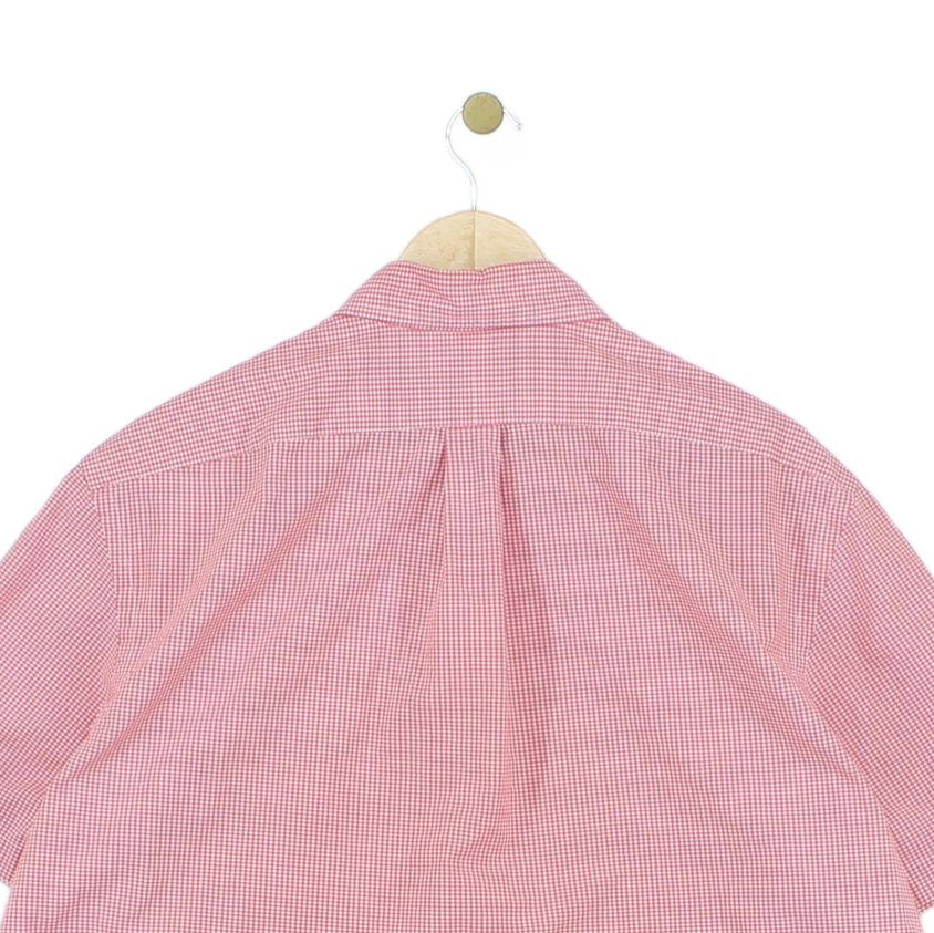 Mens Check Shirt Short Sleeve Classic Fit