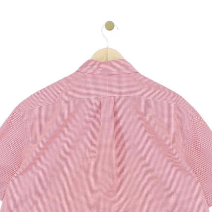 Mens Check Shirt Short Sleeve Classic Fit
