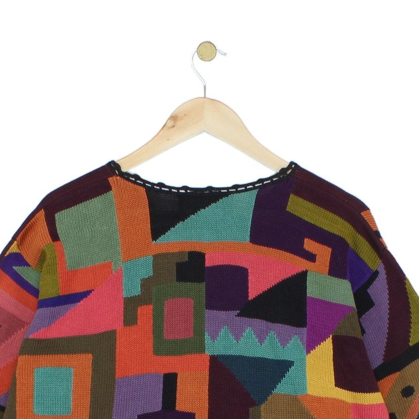 Womens Jumper Geometric