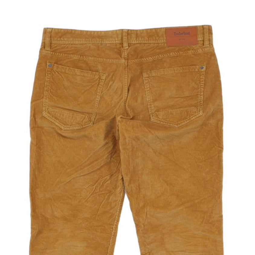 Mens Corduroy Trousers Durable Straight Fit