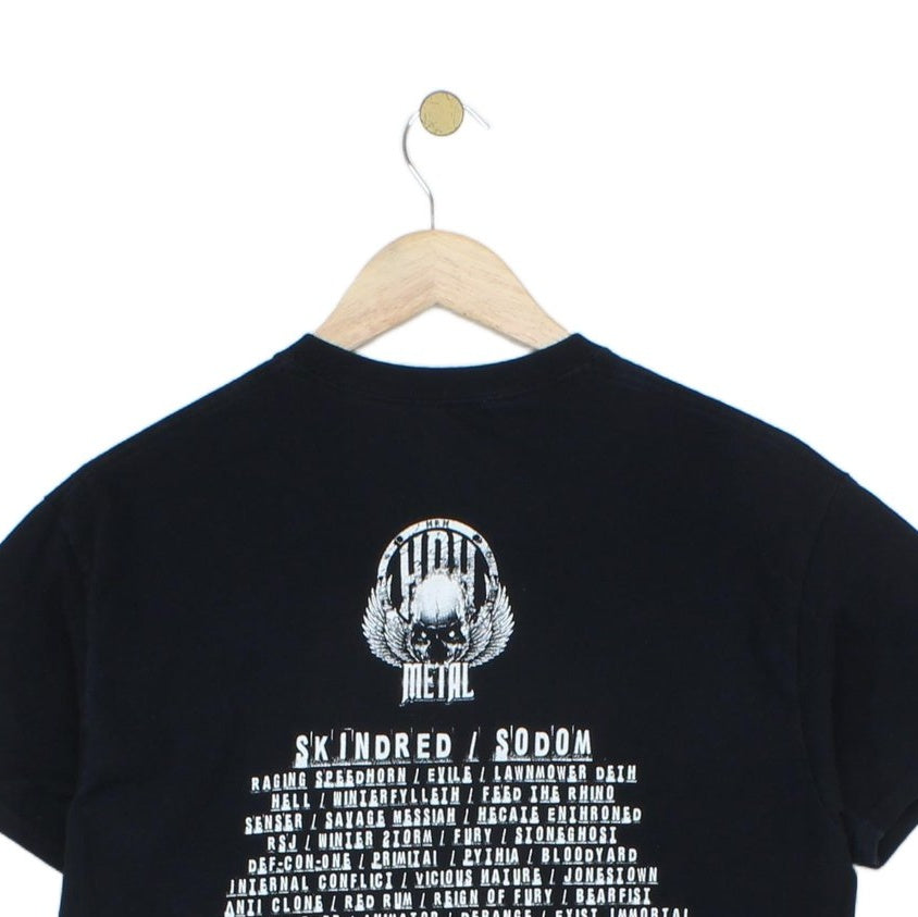 Mens Vintage Band T Shirt Heavy Metal Graphic