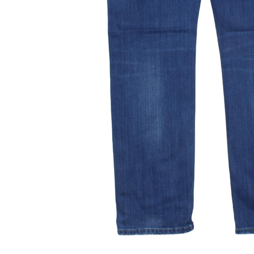 Mens Larkee Jeans Regular Straight Stretch Denim