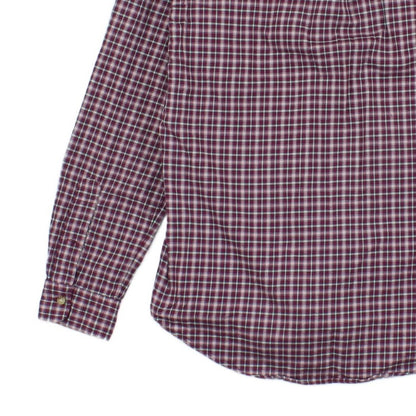 Mens Check Shirt Custom Fit Button Down
