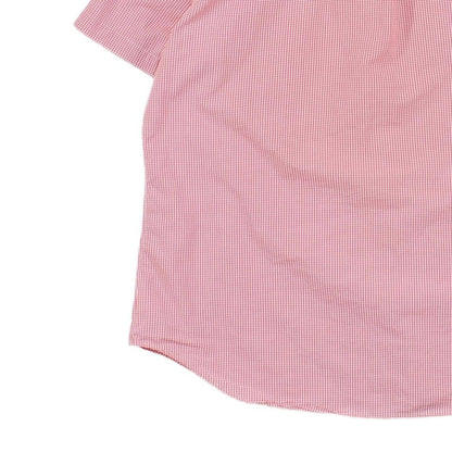 Mens Check Shirt Short Sleeve Classic Fit