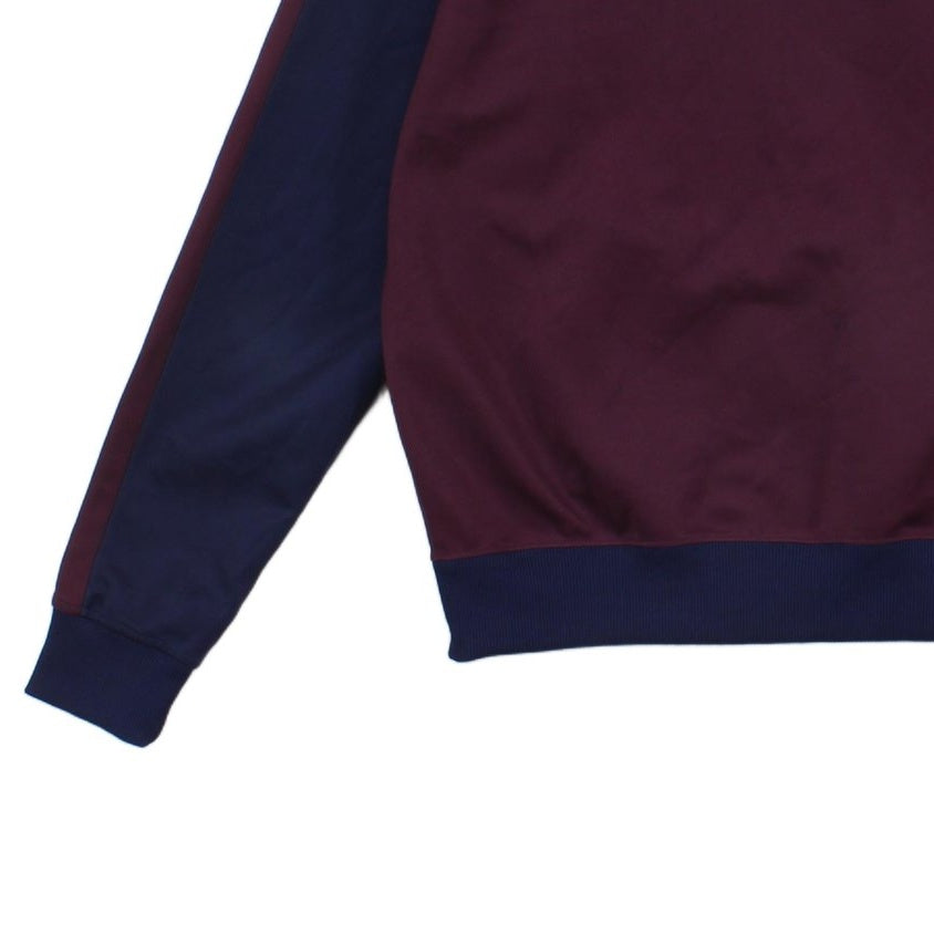 Mens Track Jacket Full Zip Mod 80S Casuals