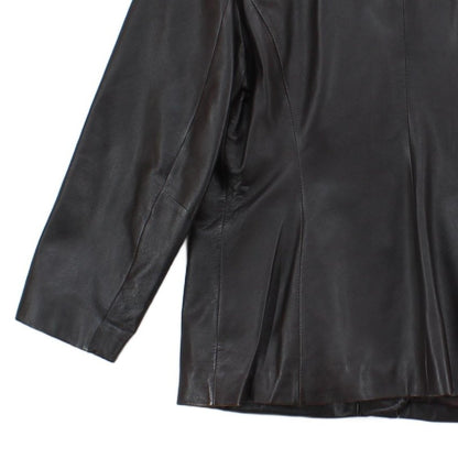 Womens Leather Jacket Long Sleeve