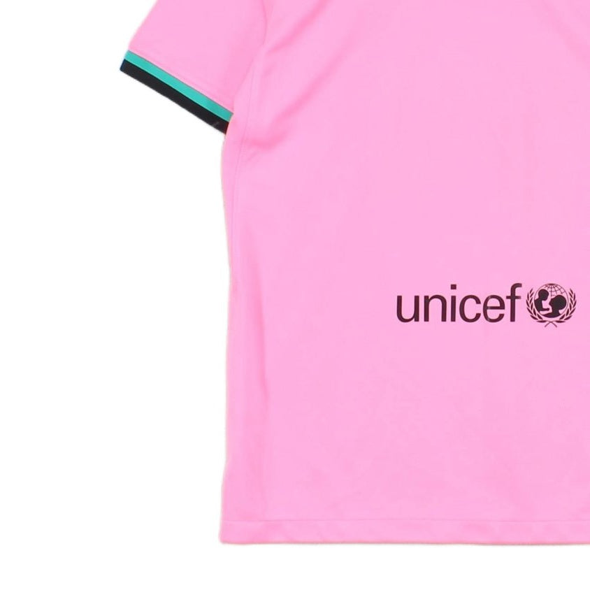 Boys Barcelona 2020-21 Football Shirt Away Jersey Dri Fit