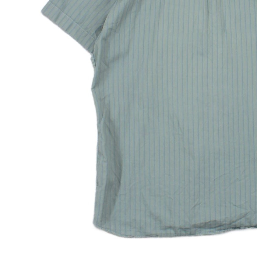 Mens Striped Shirt  Casual Button Down Short Sleeve