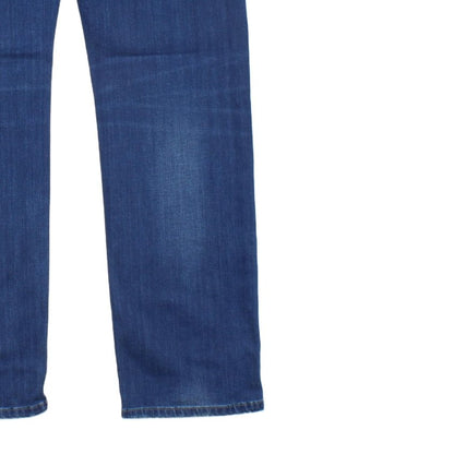 Mens Larkee Jeans Regular Straight Stretch Denim