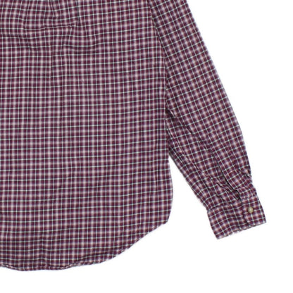 Mens Check Shirt Custom Fit Button Down