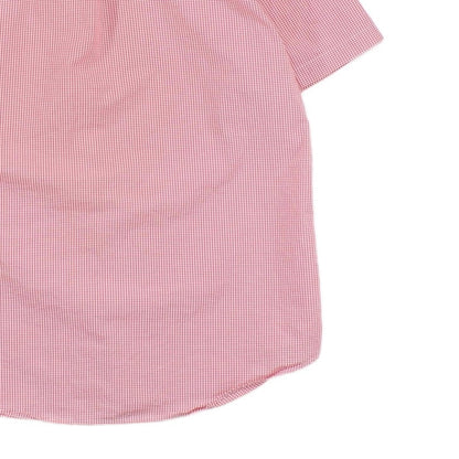 Mens Check Shirt Short Sleeve Classic Fit