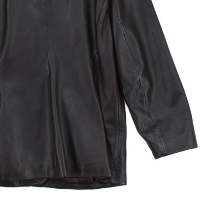 Womens Leather Jacket Long Sleeve