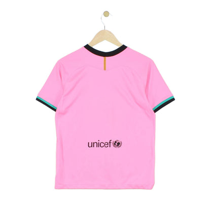 Boys Barcelona 2020-21 Football Shirt Away Jersey Dri Fit