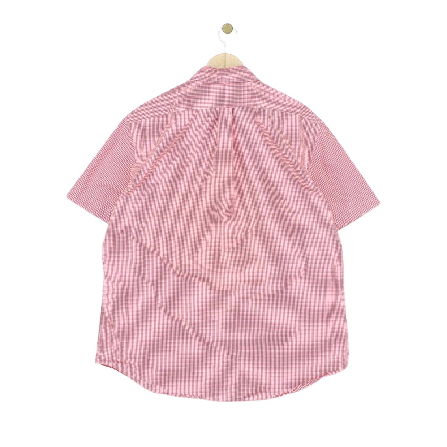 Mens Check Shirt Short Sleeve Classic Fit