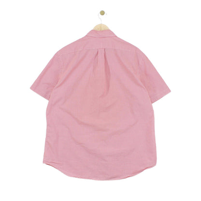 Mens Check Shirt Short Sleeve Classic Fit