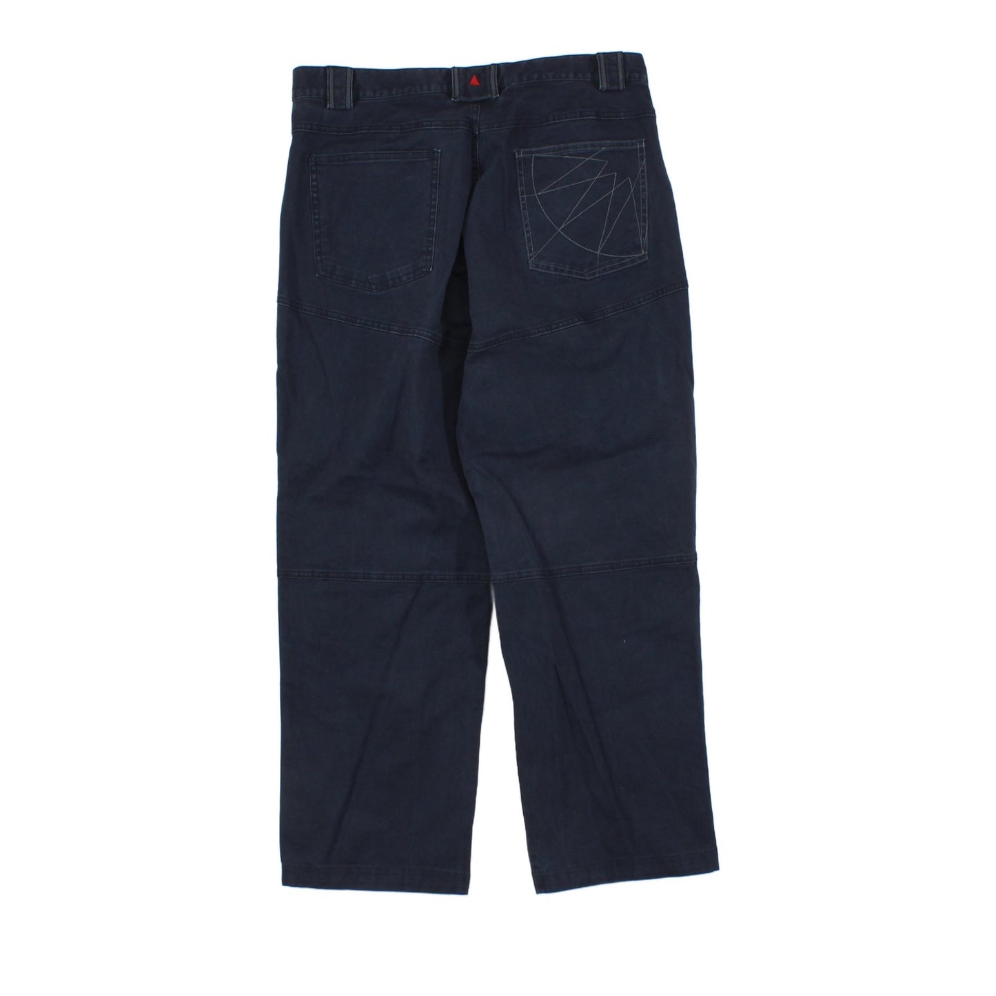 Mens Cargo Trousers Denim Relaxed
