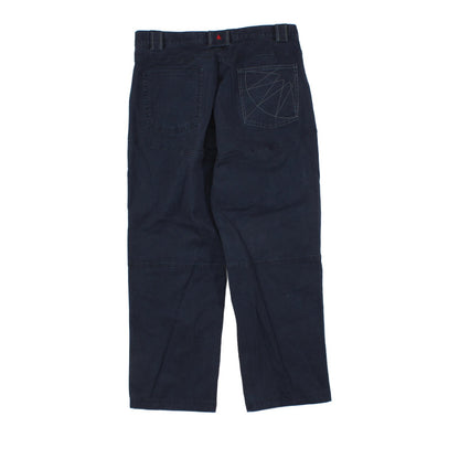 Mens Cargo Trousers Denim Relaxed