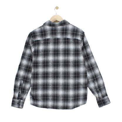 Mens Flannel Plaid Shirt Long Sleeve
