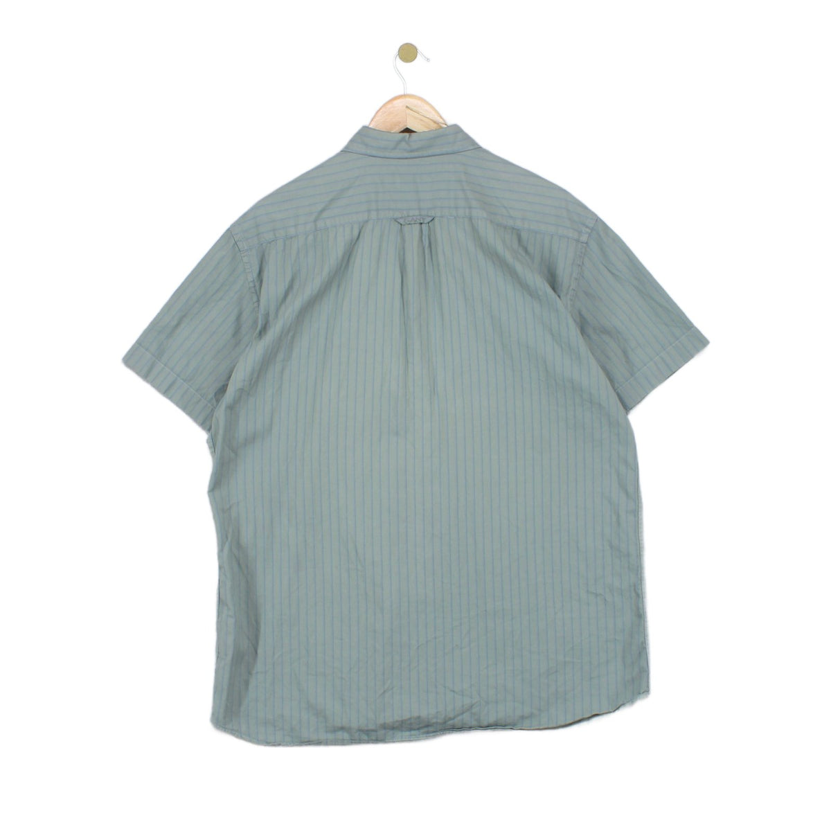 Mens Striped Shirt  Casual Button Down Short Sleeve