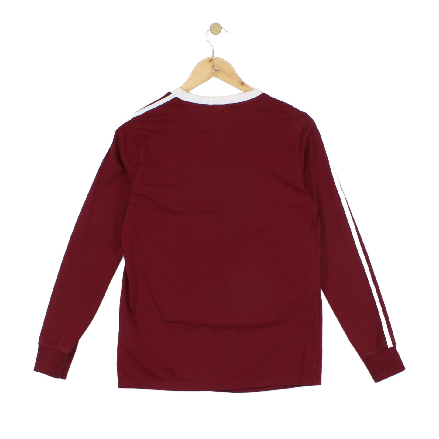 Womens T-Shirt Athletic Retro Long Sleeve