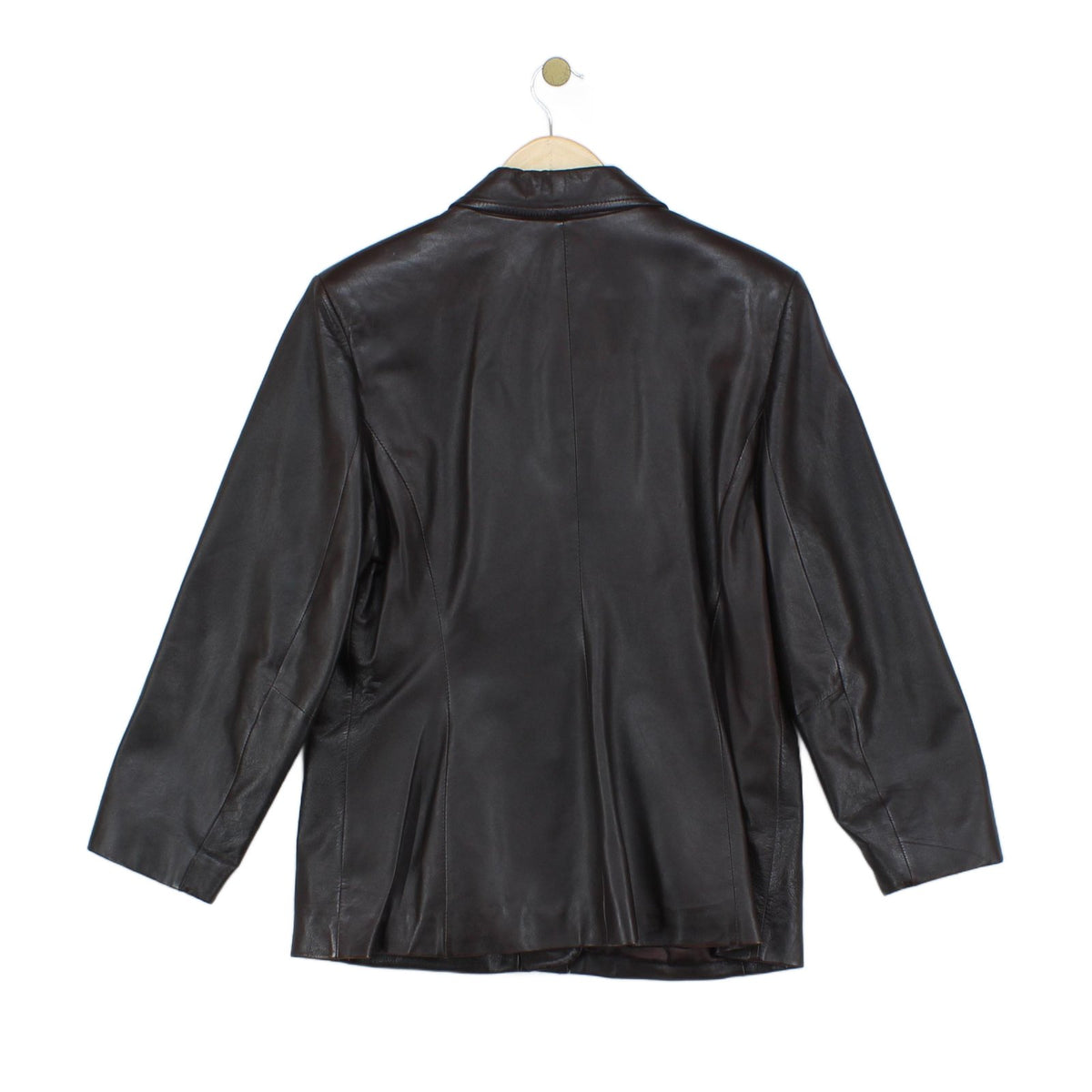 Womens Leather Jacket Long Sleeve