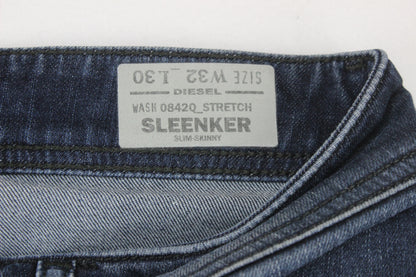 Mens Sleenker Jeans Slim Skinny Denim