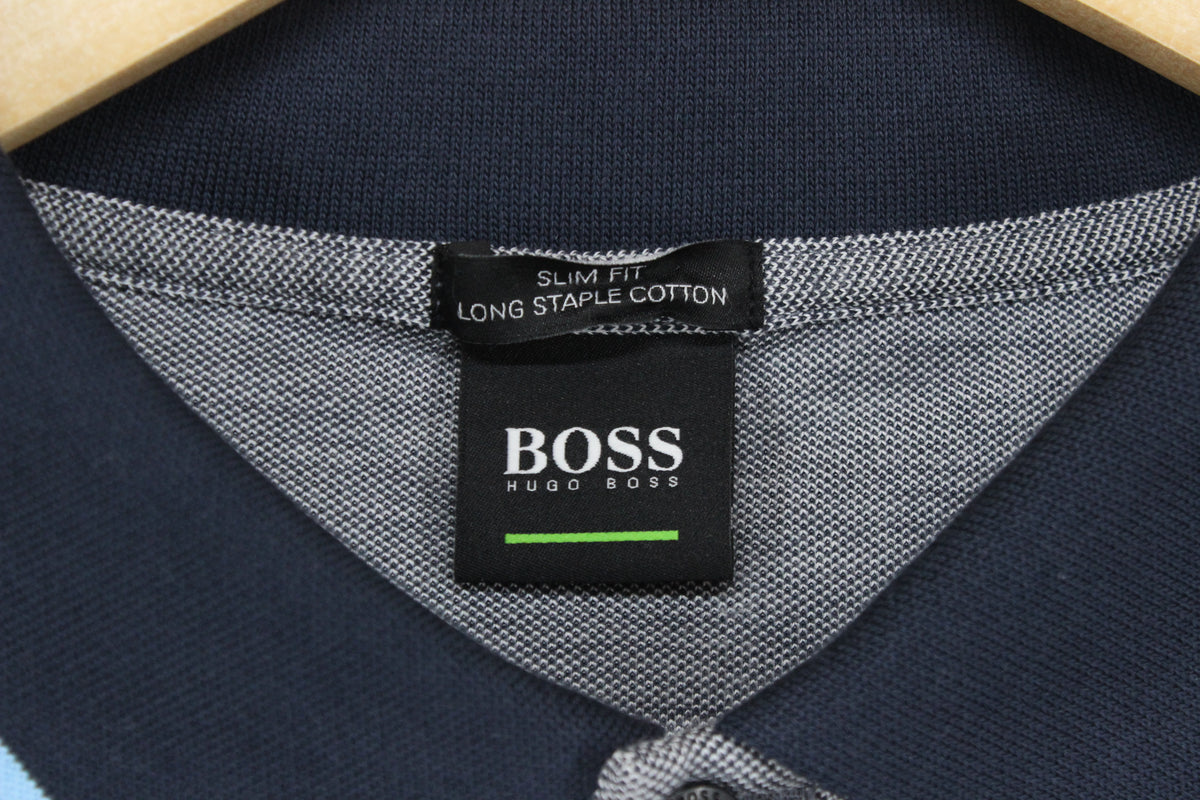 Mens Polo Shirt Slim Fit Collar Short Sleeve Cotton