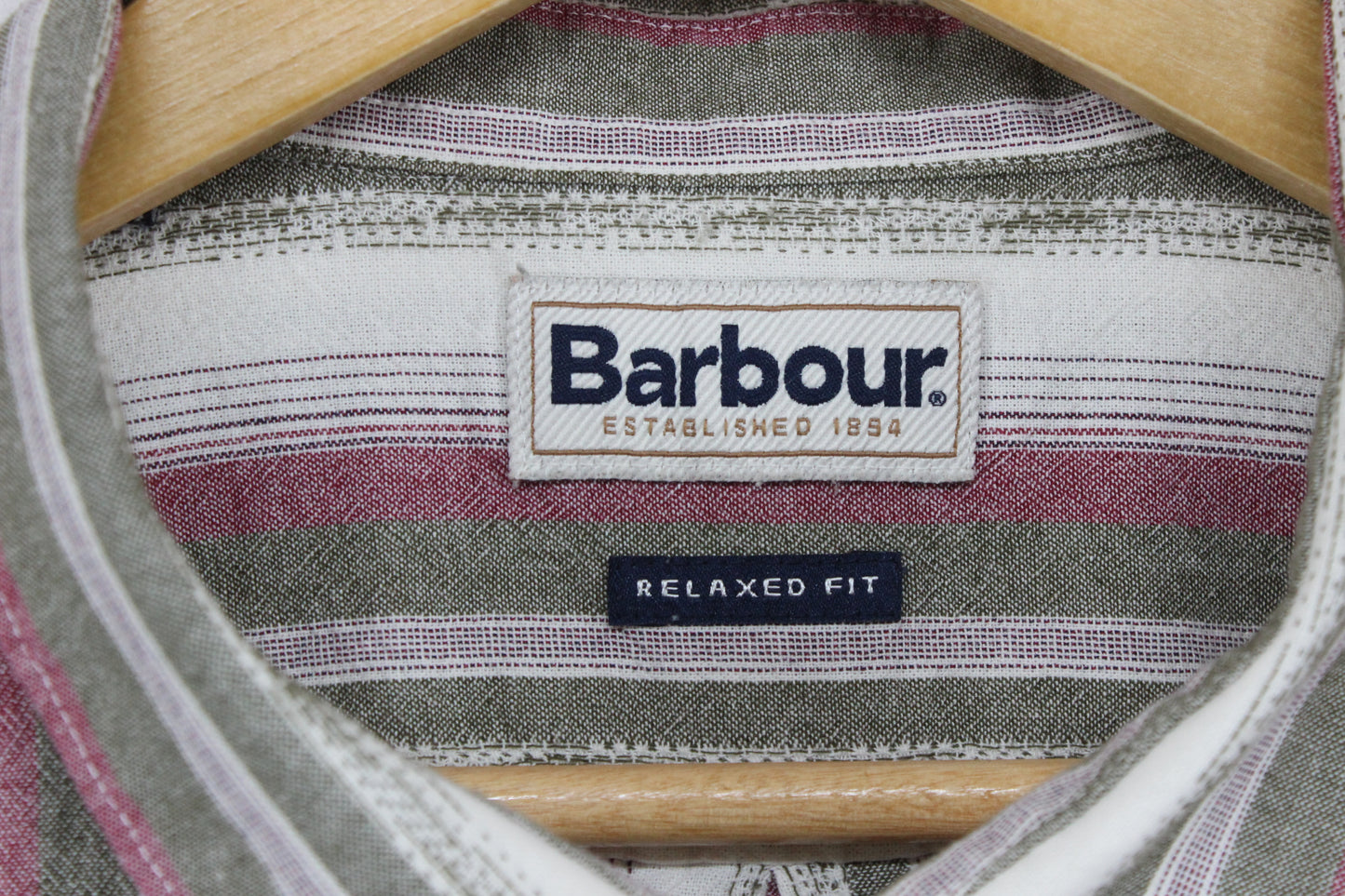 Mens Striped Shirt Short Sleeve Relaxed Fit