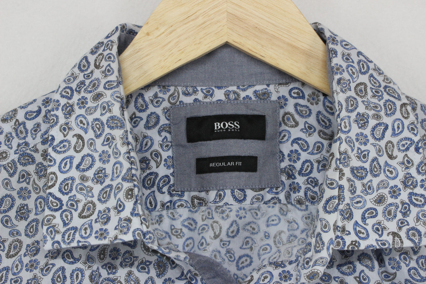 Mens Floral Shirt Long Sleeve Regular Fit