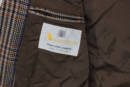 Mens Blazer Uk Made Check Long