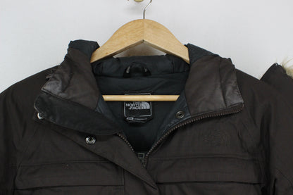 Womens Hyvent Down Parka Coat Faux Fur Hooded Insulated